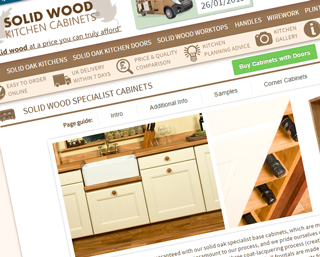Solid Wood Kitchen Cabinets Order